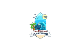 design endless summer inspired surfboard style logo