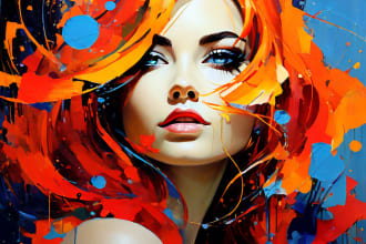 draw abstract art painting color