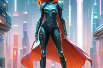 create sci fi illustration for you