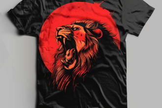 do retro vintage tshirt design and custom tshirt logo design
