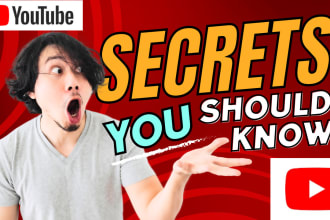 create design 5 catchy professional youtube thumbnail within 12 hours