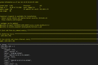 write your ansible playbook