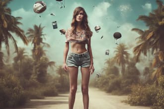 realestate photo manipulation, photoshop editing, retouching