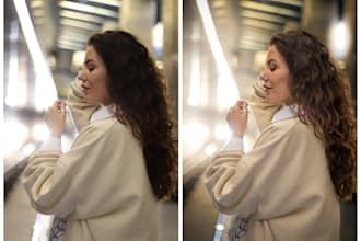 portrait photo editing in lightroom