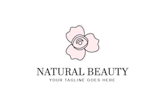 create a beautiful hand drawn boho botanical floral feminine logo