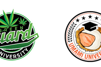do modern professional university,magician ,paintball logo