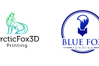 design fox ,mustang,paintball logo design