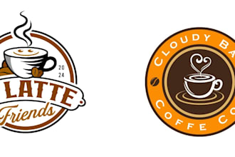 create a modern coffee,paintball,cigarette  logo design