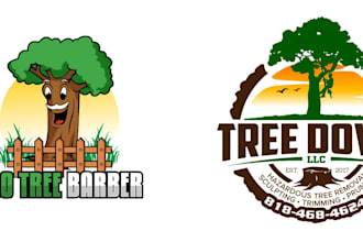 create a professional vintage tree,cigarette ,pyramid logo