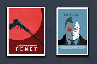 design a minimalist movie poster or artwork