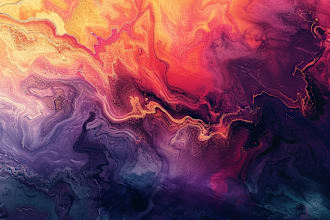 create digital abstract art for your wall