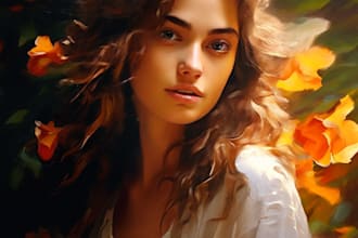 draw digital oil paintings based on your photos