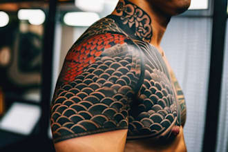create japanese or oriental tattoo design for you