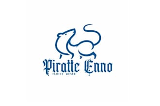 create pirate rat ship logo design