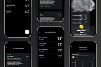 develop a weather app, weather forecast apps like radar and accuweather
