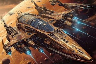 plan a cutting edge and special spaceship concept for your sci fi venture