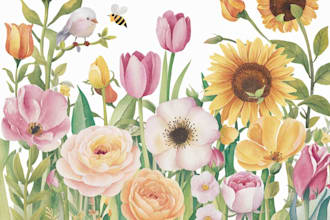 paint with watercolor for illustration and clipart