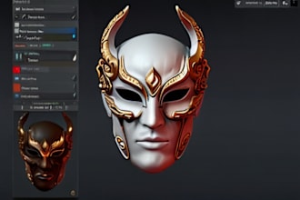 sculpt 3d helmet, 3d head, 3d model,3d face, 3d mask, 3d printing, 3d track