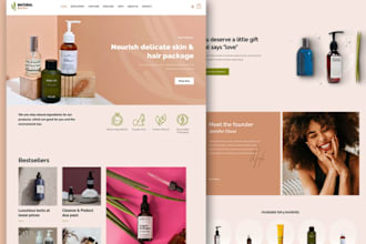 design skincare shopify store skincare website beauty website beauty store