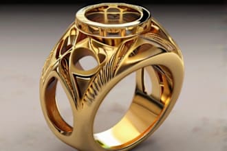 create 3d jewelry pendant 3d cad ring 3d design jewelry cgi jewelry animation