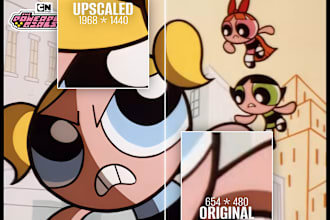 upscale your low quality 2d images and drawings into 4k and up