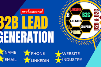 provide high targeted b2b lead generation by using linkedin sales navigator