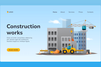 design plumber, roofing, electrician, construction handyman, wordpress website