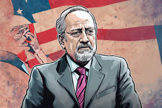 do an awesome political cartoon art
