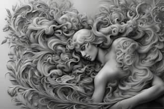 design a tattoo in black and white or in color