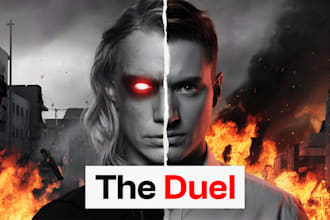 design attractive ai clickbait youtube thumbnail