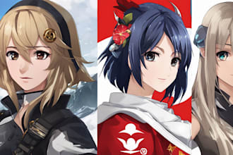 draw a anime portrait or avatar for you
