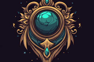 make logo designer anime, fantasy