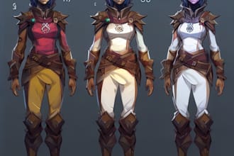 create a fantastic figure for dnd or similar