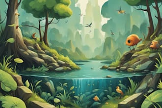 design and illustrate environmental art