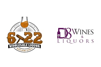give creative wine, liquor logo design with new concepts