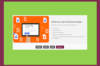 provide support in job posting and hiring on qatar jobs portal