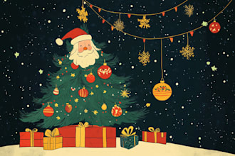 make amazing christmas,greeting or holiday card
