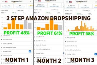2 step amazon dropshipping full store management fbm