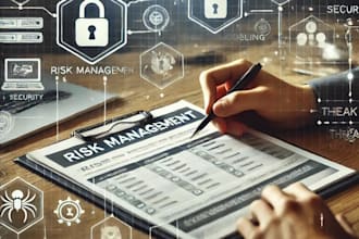 build a threat model, risk register and prioritize risks