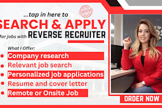 handle job search, search and apply for 300 jobs, job application, remote
