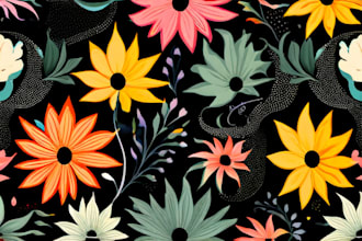make seamless pattern design for fabric, textile etc