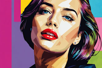 create your photo into awesome wpap pop art