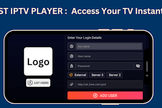 build iptv player, vod app, ott app, ibo player, smarter, smart tv, samsung, lg