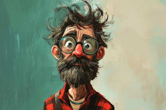 create original bright cartoon character design