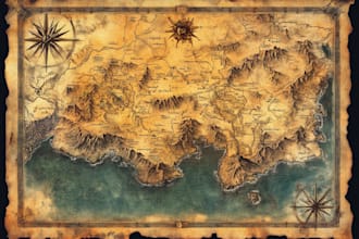 make a high quality digital fantasy map