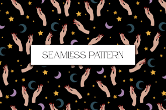 design a beautiful seamless pattern