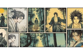 consistent style and character ai images with midjourney, flux, stable diffusion
