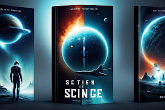 create a unique sci fi book cover