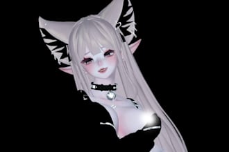 build vrchat avatar, anime character design,3d furry rigged,furry nsfw model,