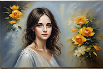 paint a unique oil painting portrait for you